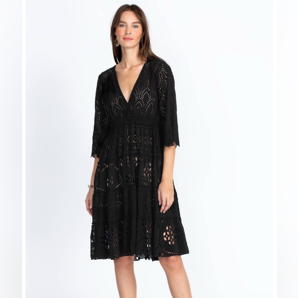 Johnny Was Black Bluebelle Dress